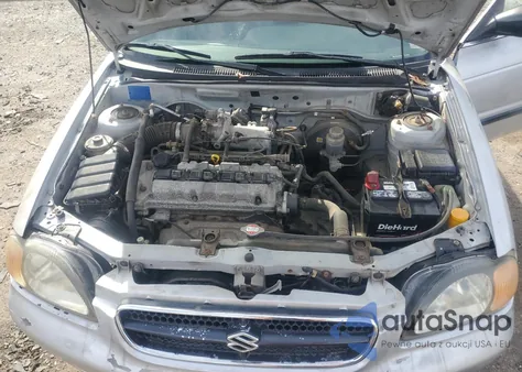 2000 Suzuki Esteem Gl из США, поврежденный, VIN JS2GB41S8Y5184253